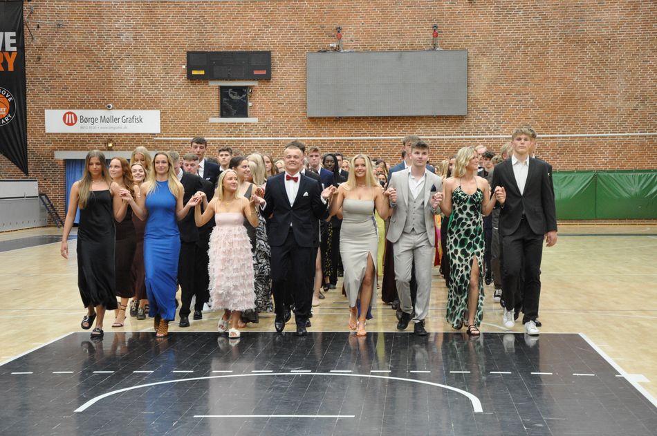 Billede fra Gallafesten på Risskov Gymnasium